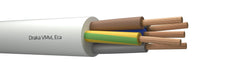 Draka VMVL 5G2.5 Witte Flexibele Vinyl Kabel Eca Klasse - 803878 [100 Meters]