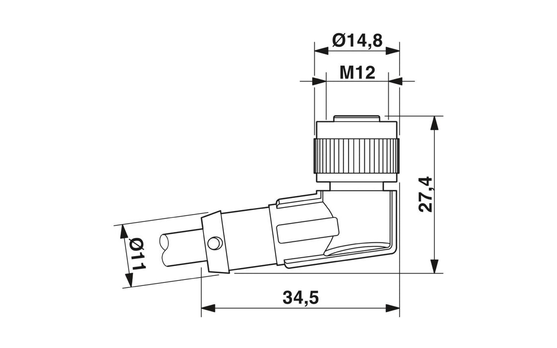 Phoenix Contact Sensor/Actor Kabel Met Aansluiting - 1681389