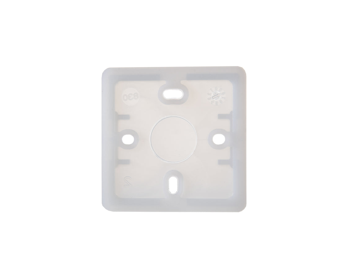 Martin Kaiser montageplaat voor wandcontactdoos naturel vierkant - 830/natur [100 stuks]