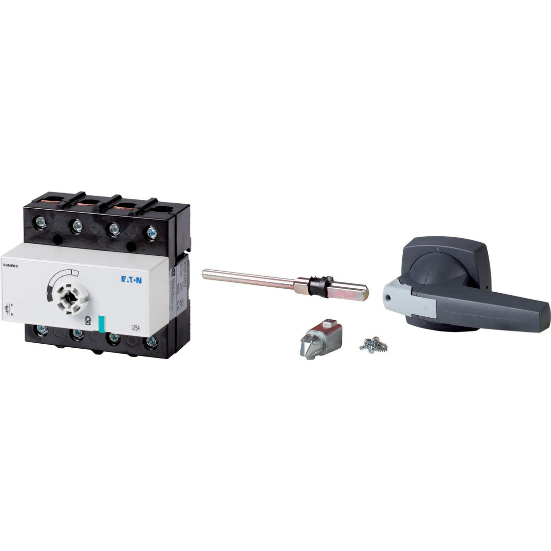 Eaton DMM 125A 4-Pool Schakelaar Ontkoppelaar Met Grijze Handgreep - 6096805