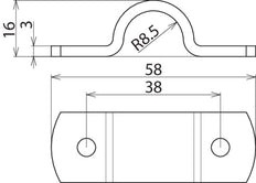 Dehn Klang Al Rd16 Met Boring Afstand 38mm 2XM6 - 490022 [100 stuks]