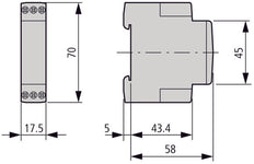 Eaton ETR2-11 Elektronische Tijdrelais 24-240V AC/DC - 262684