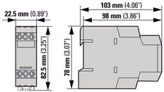 Eaton ETR4-51-W Ster Delta Timer Relais 400VAC - 031885