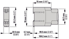 Eaton ETR4-51-W Ster Delta Timer Relais 400VAC - 031885