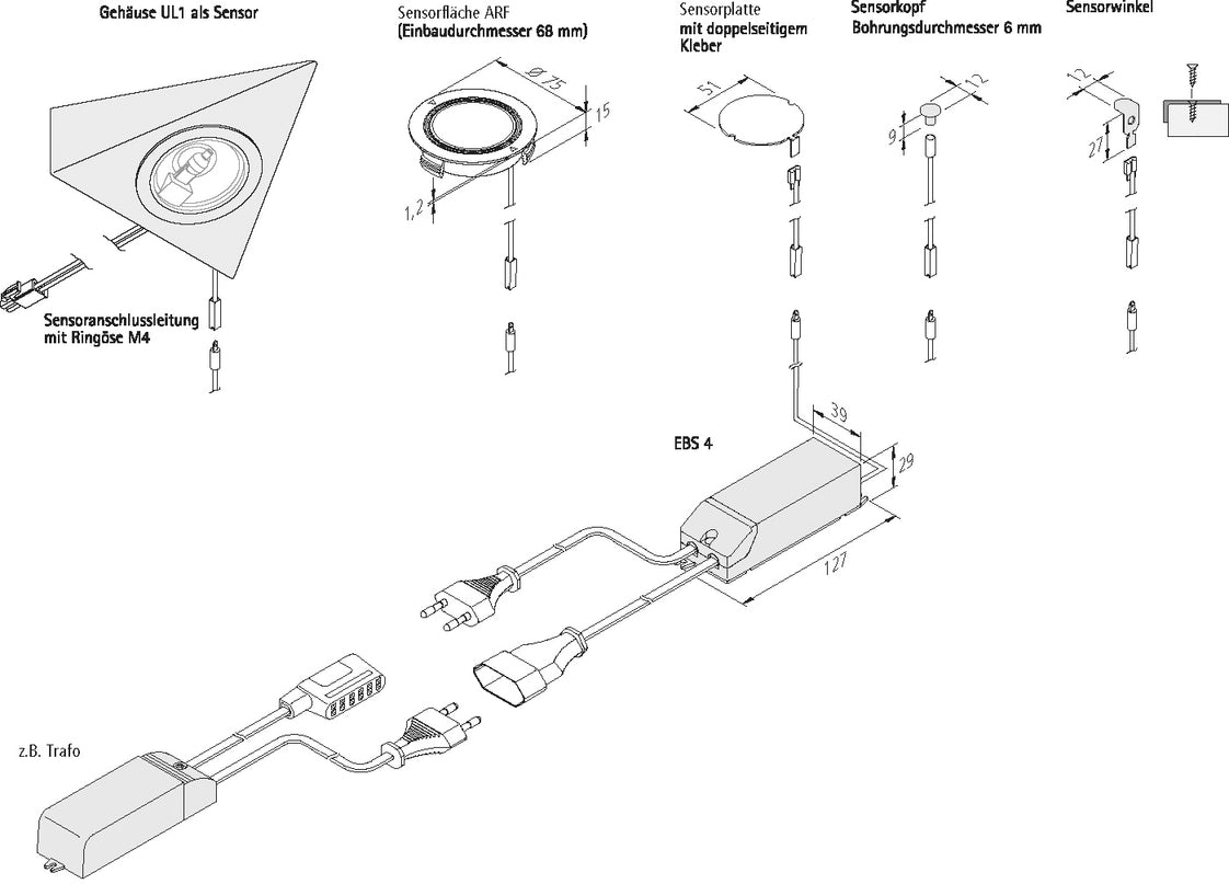 Hera EBS Elektronische Schakelaar (Compleet) - 50611030101