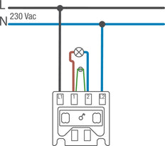 IP55 Twee Polige Controle Schakelaar 10AX 250V Met Plug Terminals - 761-37205