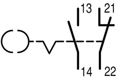 Eaton M22 Sleutelbediende Schakelaar 2 Positie IP66 - 216517