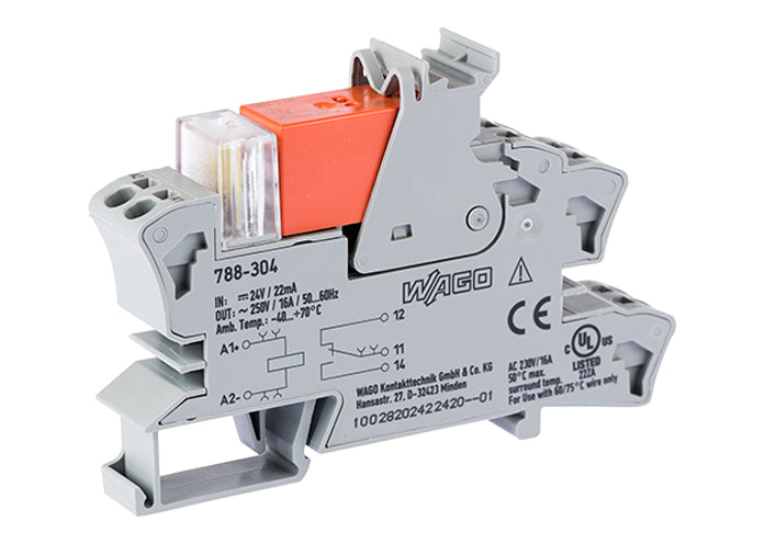 Wago 788-304 Relaismodule 24VDC Enkele Omschakeling - 788-304