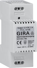 Gira Voedingseenheid DC 12V 2A DIN Rail Accessoires - 531900