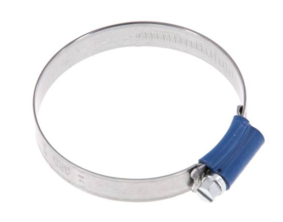 50 - 70 mm Slangklem van Gegalvaniseerd Staal met een 12 mm band - Aba [5 Stuks]