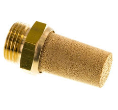 G1/2'' Gesinterd Brons Pneumatische Geluiddemper Messing Aansluiting [2 Stuks]