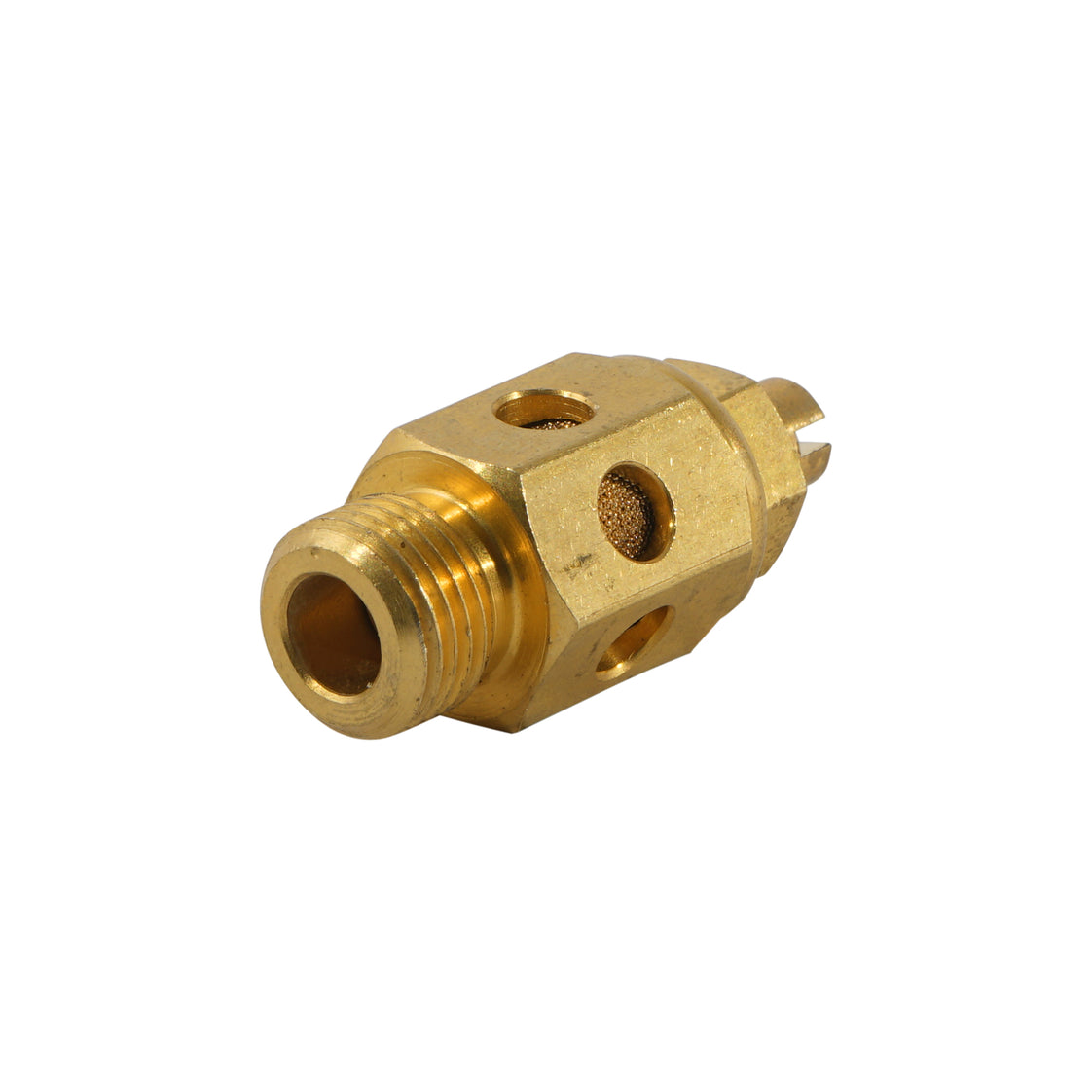 R1/8" Messing Smoorklep met Geluiddemper [2 Stuks]