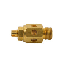 3/8" NPT messing smoorklep met geluiddemper [50 stuks]