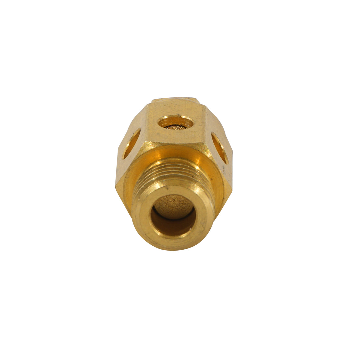 1/4" NPT messing smoorklep met geluiddemper [50 stuks]
