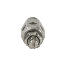 1/8" NPT RVS smoorklep met geluiddemper [50 stuks]