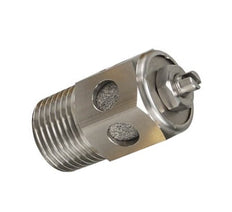 1" NPT RVS smoorklep met geluiddemper [50 stuks]