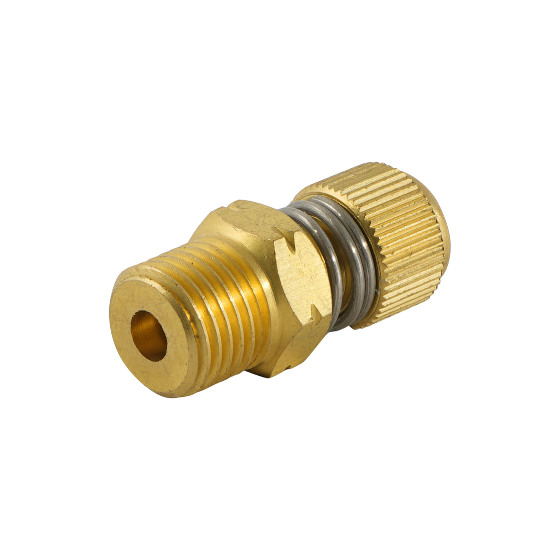 R3/8" Messing Smoorventiel Compact met Geluiddemper