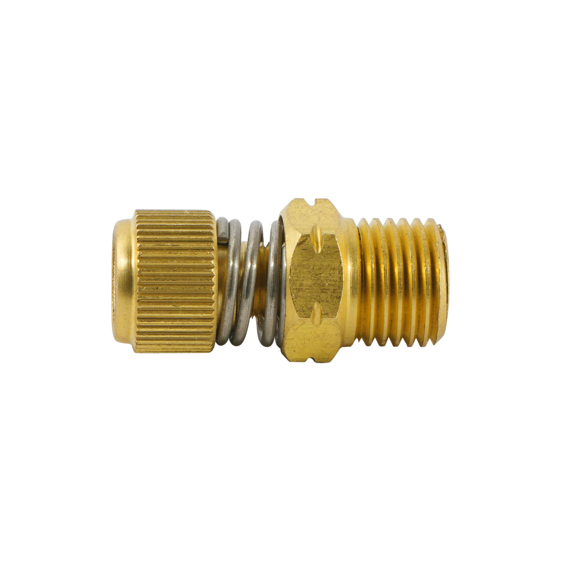 R3/8" Messing Smoorventiel Compact met Geluiddemper
