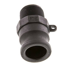Camlock DN 20 (3/4'') Koppeling PolypropyleenR 3/4'' met buitendraad Type F MIL-C-27487 [2 Stuks]