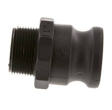 Camlock DN 40 (1 1/2'') Koppeling PolypropyleenR 1 1/4'' met buitendraad Type F MIL-C-27487 [2 Stuks]