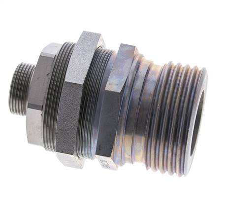 Stalen Hydraulische Koppeling Snelkoppeling 18 mm L Snijring ISO 14540/8434-1 D M54 x 4