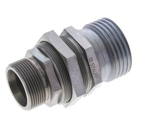 Stalen Hydraulische Koppeling Snelkoppeling 30 mm S Snijring ISO 14540/8434-1 D M54 x 4