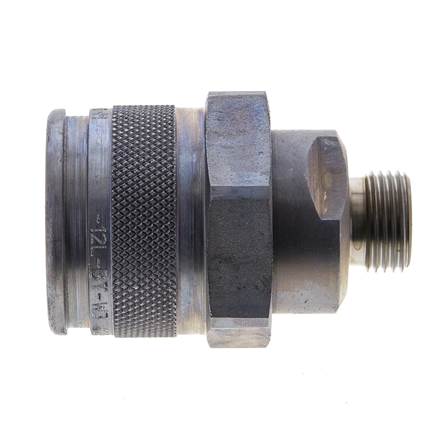 Stalen Hydraulische Koppeling Insteeknippel 12 mm L Snijring ISO 14540/8434-1 D M32 x 3