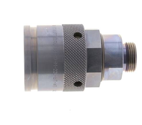 Stalen Hydraulische Koppeling Insteeknippel 22 mm L Snijring ISO 14540/8434-1 D M54 x 4