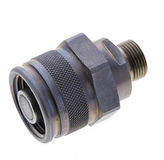 Stalen Hydraulische Koppeling Insteeknippel 12 mm S Snijring ISO 14540/8434-1 D M32 x 3
