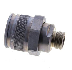 Stalen Hydraulische Koppeling Insteeknippel 12 mm S Snijring ISO 14540/8434-1 D M32 x 3