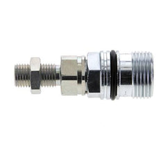 Stalen DN 10 Hydraulische Koppeling Snelkoppeling 8 mm L Knelring Schotkoppeling ISO 14541/8434-1 D M28 x 2