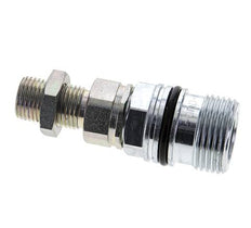 Stalen DN 10 Hydraulische Koppeling Snelkoppeling 10 mm L Knelring Schotkoppeling ISO 14541/8434-1 D M28 x 2