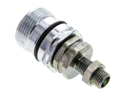 Stalen DN 12.5 Hydraulische Koppeling Snelkoppeling 8 mm L Knelring Schotkoppeling ISO 14541/8434-1 D M36 x 2