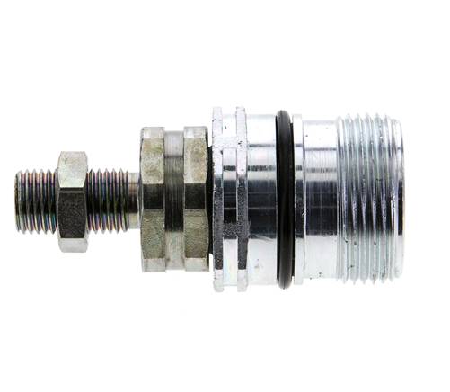Stalen DN 12.5 Hydraulische Koppeling Snelkoppeling 8 mm L Knelring Schotkoppeling ISO 14541/8434-1 D M36 x 2