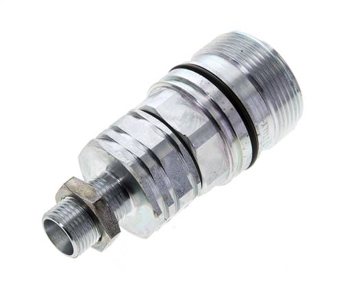 Stalen DN 20 Hydraulische Koppeling Snelkoppeling 12 mm L Knelring Schotkoppeling ISO 14541/8434-1 D M42 x 2