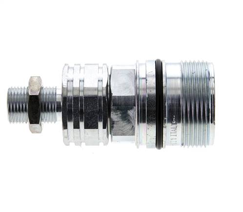 Stalen DN 20 Hydraulische Koppeling Snelkoppeling 12 mm L Knelring Schotkoppeling ISO 14541/8434-1 D M42 x 2