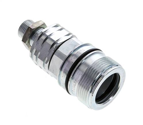 Stalen DN 20 Hydraulische Koppeling Snelkoppeling 12 mm L Knelring Schotkoppeling ISO 14541/8434-1 D M42 x 2