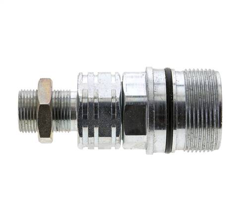 Stalen DN 20 Hydraulische Koppeling Snelkoppeling 14 mm S Knelring Schotkoppeling ISO 14541/8434-1 D M42 x 2