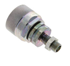 Stalen DN 12.5 Hydraulische Koppeling Insteeknippel 8 mm L Knelring Schotkoppeling ISO 14541/8434-1 D M36 x 2