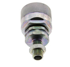 Stalen DN 12.5 Hydraulische Koppeling Insteeknippel 8 mm L Knelring Schotkoppeling ISO 14541/8434-1 D M36 x 2