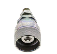 Stalen DN 12.5 Hydraulische Koppeling Insteeknippel 8 mm L Knelring Schotkoppeling ISO 14541/8434-1 D M36 x 2