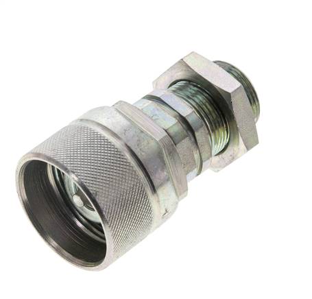Stalen DN 12.5 Hydraulische Koppeling Insteeknippel 18 mm L Knelring Schotkoppeling ISO 14541/8434-1 D M36 x 2