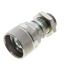 Stalen DN 12.5 Hydraulische Koppeling Insteeknippel 18 mm L Knelring Schotkoppeling ISO 14541/8434-1 D M36 x 2