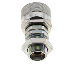 Stalen DN 12.5 Hydraulische Koppeling Insteeknippel 18 mm L Knelring Schotkoppeling ISO 14541/8434-1 D M36 x 2