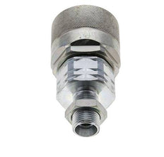 Stalen DN 20 Hydraulische Koppeling Insteeknippel 12 mm L Knelring Schotkoppeling ISO 14541/8434-1 D M42 x 2