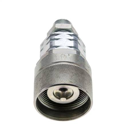 Stalen DN 20 Hydraulische Koppeling Insteeknippel 12 mm L Knelring Schotkoppeling ISO 14541/8434-1 D M42 x 2