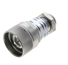Stalen DN 20 Hydraulische Koppeling Insteeknippel 18 mm L Knelring Schotkoppeling ISO 14541/8434-1 D M42 x 2