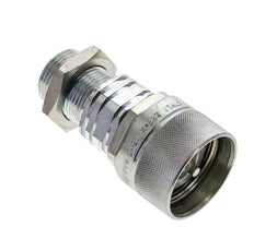 Stalen DN 20 Hydraulische Koppeling Insteeknippel 22 mm L Knelring Schotkoppeling ISO 14541/8434-1 D M42 x 2