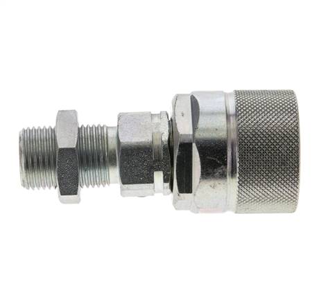 Stalen DN 10 Hydraulische Koppeling Insteeknippel 10 mm S Knelring Schotkoppeling ISO 14541/8434-1 D M28 x 2
