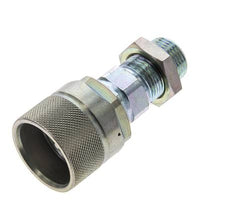 Stalen DN 10 Hydraulische Koppeling Insteeknippel 12 mm S Knelring Schotkoppeling ISO 14541/8434-1 D M28 x 2